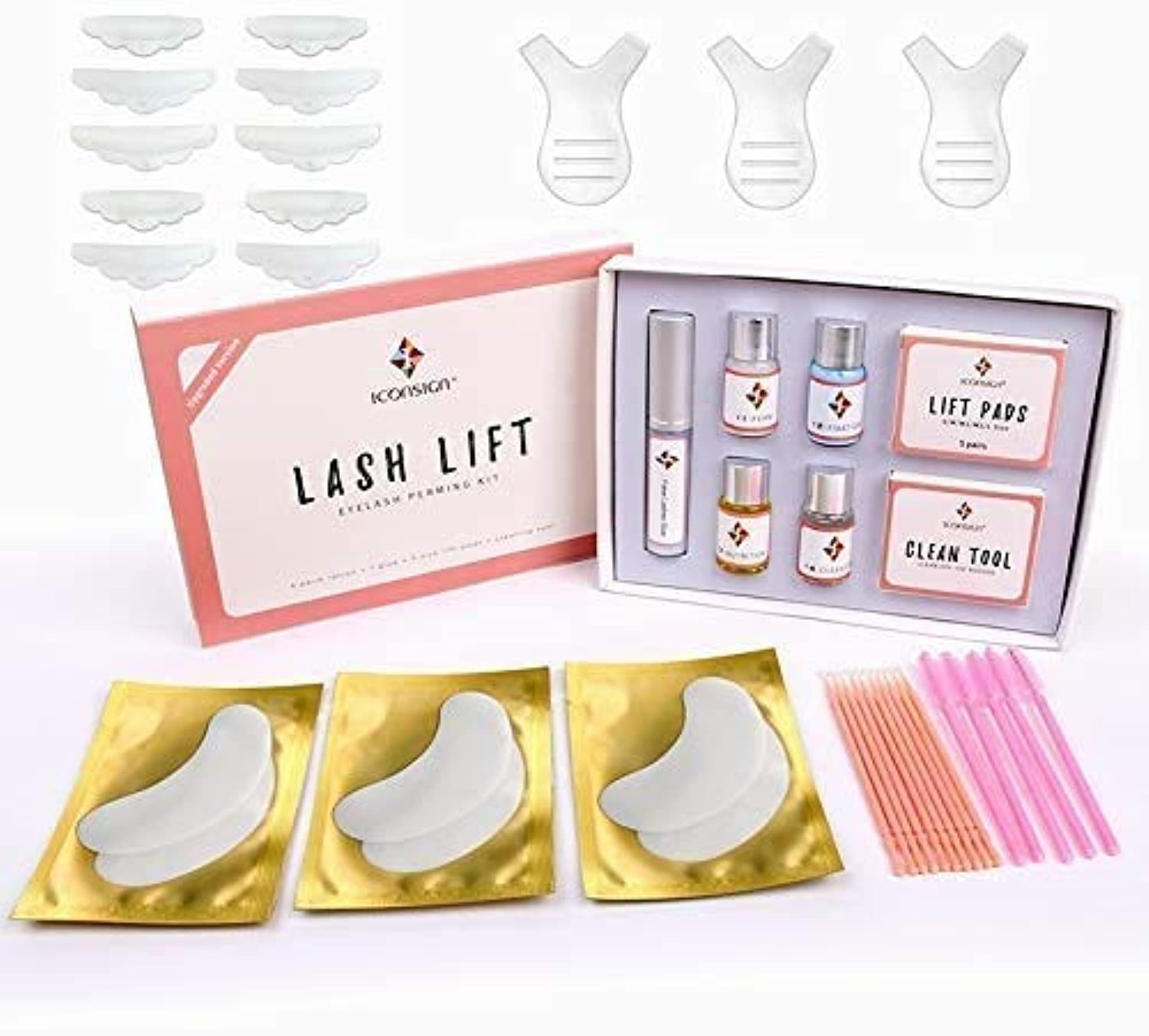 ICONSIGNEyelash Lifting Perm Set Kit With Additional Tools ADDED!, Lash Lift Perm