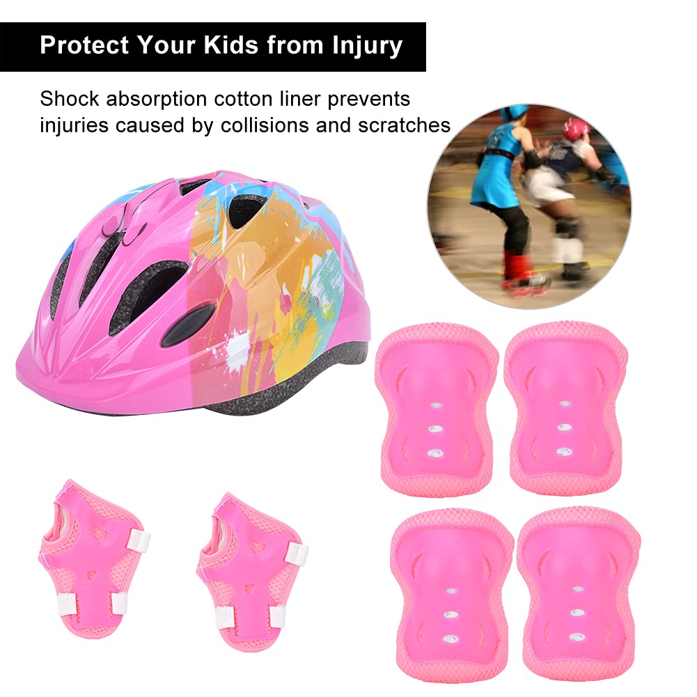Genouillères pour Casque, Coudières, équipement De Protection, Kit De Sécurité pour Skateboard, Vélo, équipement De Protection Sportive pour Patins à roulettes, Vélo