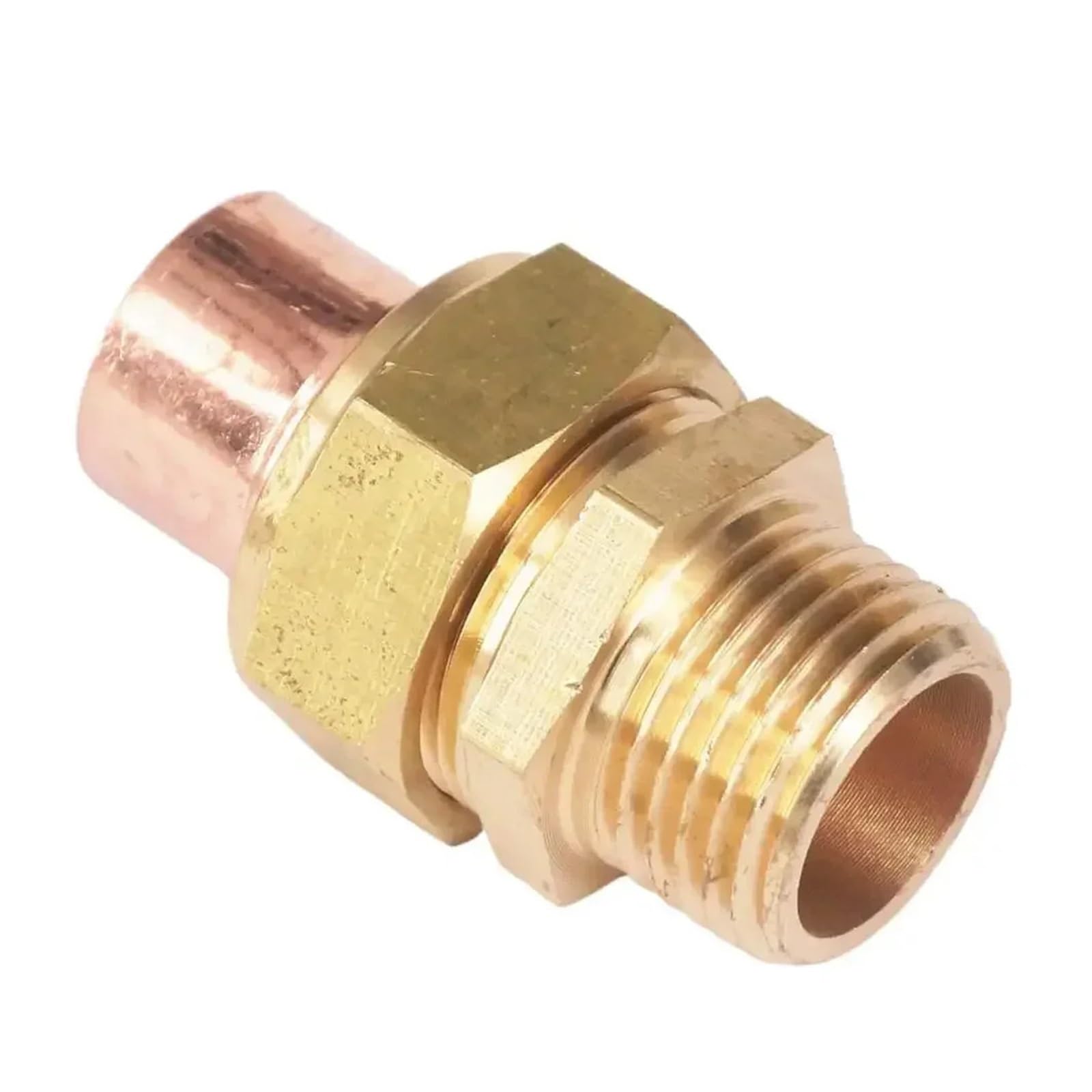 ID de cobre 8/10/16/22/28/35/42/54 mm a 1/8"-2" Adaptador tubo soldadura unión alimentación final