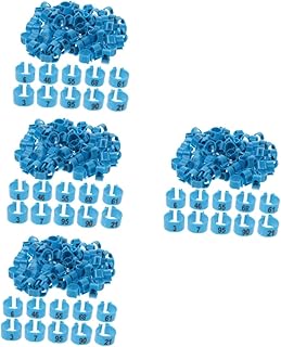 Balacoo 400 Pçs Tornozeleira De Pombo Anéis De Bebê Etiquetas Numéricas Etiquetas Para Animais De Estimação Numeradas Bandas De Perna De Frango Bandas De Perna Frita Para Galinhas Bandas