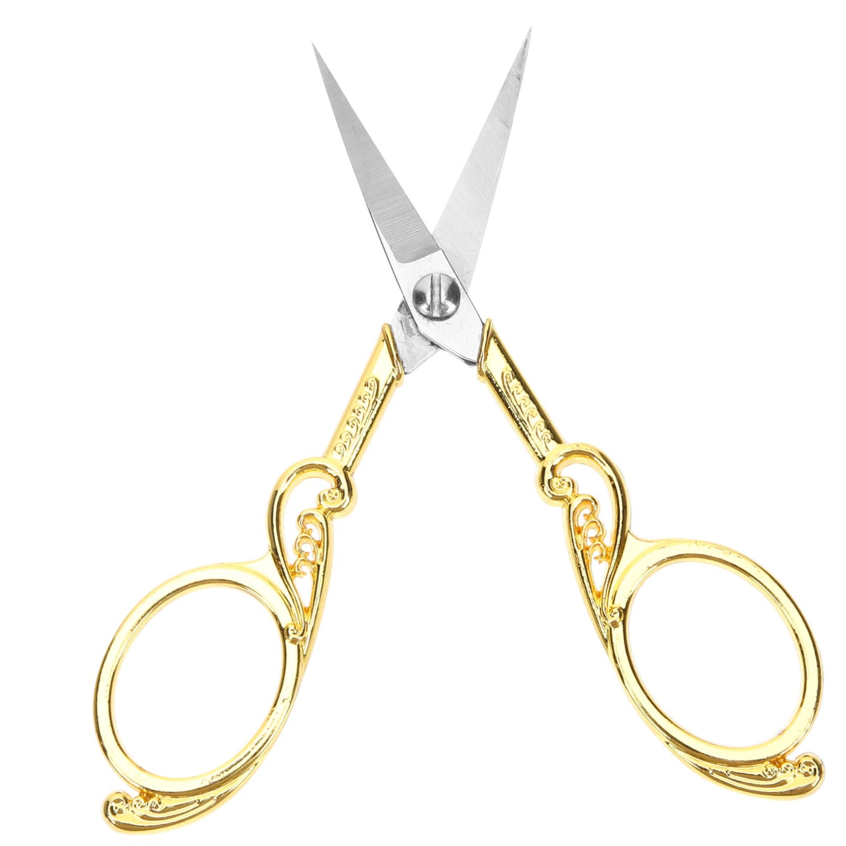 5stücke Vintage Design Stickereischere Zinklegierung Und Scharfe Nähschere Mit Ergonomischem Griff Für Craft Heimarbeiten Und Stoffstickerei