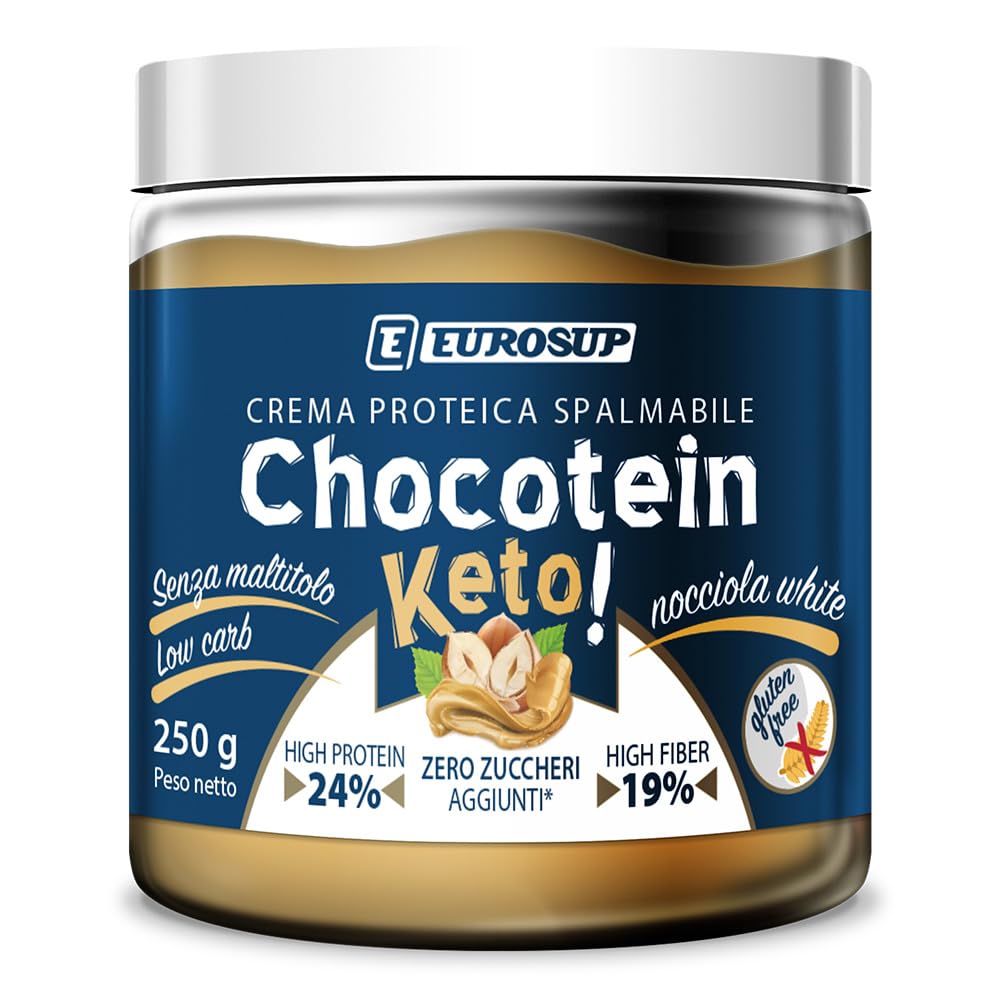 EUROSUP CHOCOTEIN KETO - 250 g - Nocciola
