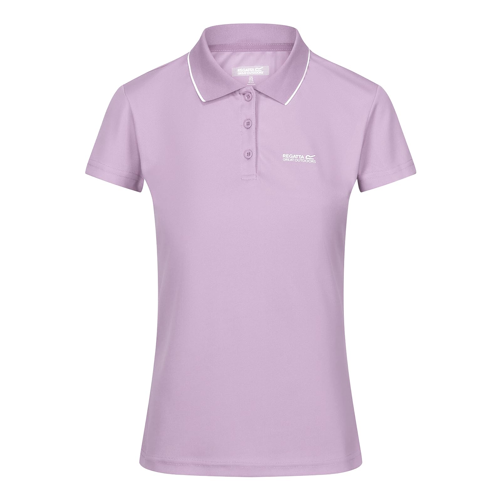 Regatta Women's Purple Maverick V Quick Drying Wicking Polo Shirt