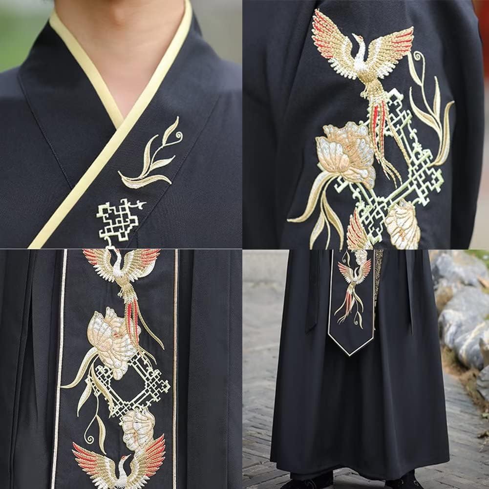 Traditional Chinese Dragon Art Hanfu Mens Ancient Chinese Dress Christmas Party Cosplay Outfits