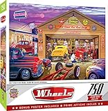 MasterPieces 750 Piece Jigsaw Puzzle for Adults and Family - Old Timer's Hot Rods - 18'x24'