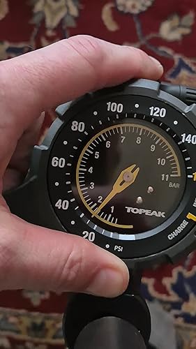 TEPEAK トピーク ジョーブローブースターチューブレスタイヤ対応 圧力計付 チューブレスタイヤ装着を家庭でも簡単に トピークのフロアポンプ