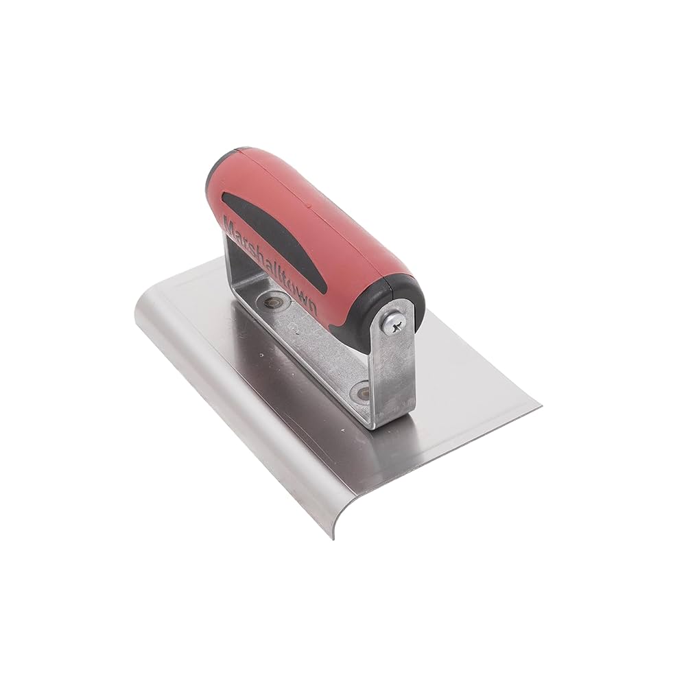 Marshalltown 121SSD 6in X 3in Stainless Steel Edger-Curved Ends 1/2R, 5