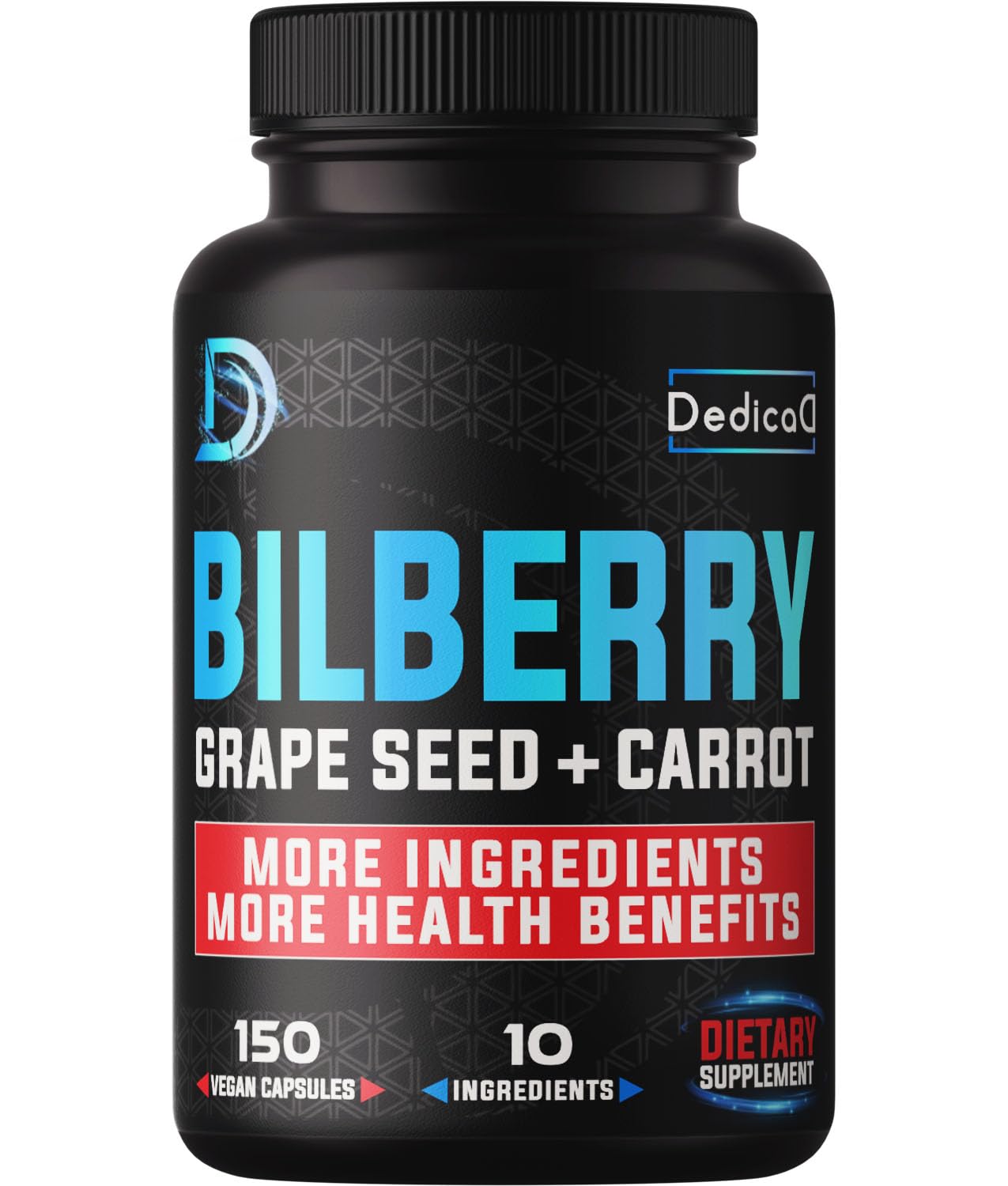 DEDICAD Bilberry Extract 10in1 Blend bottle