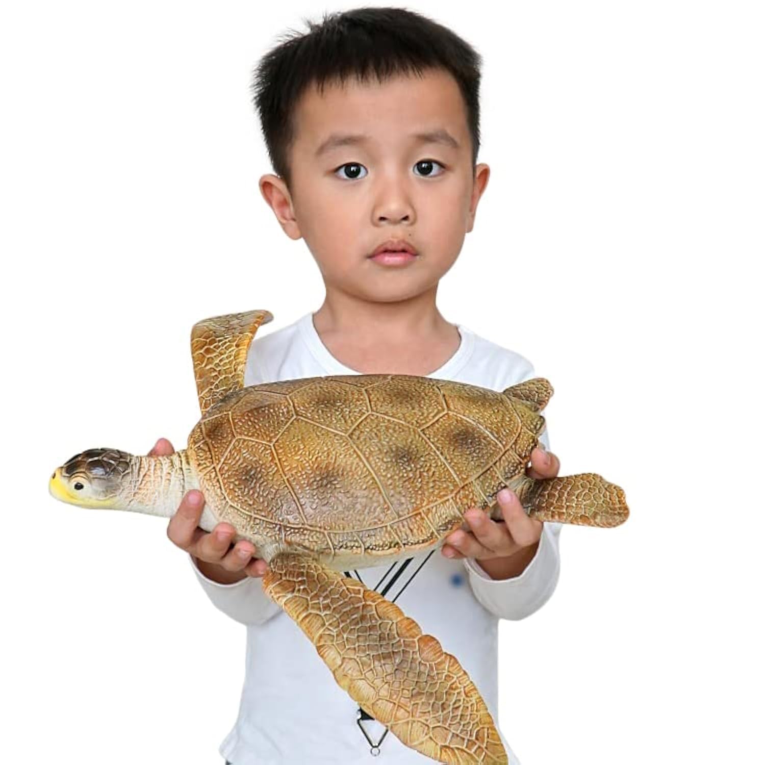 SmilerSmile Simulated Ocean Big Animal,One pc 15Inch Soft Filled Rubber Sea Educational Toys (sea Turtle)
