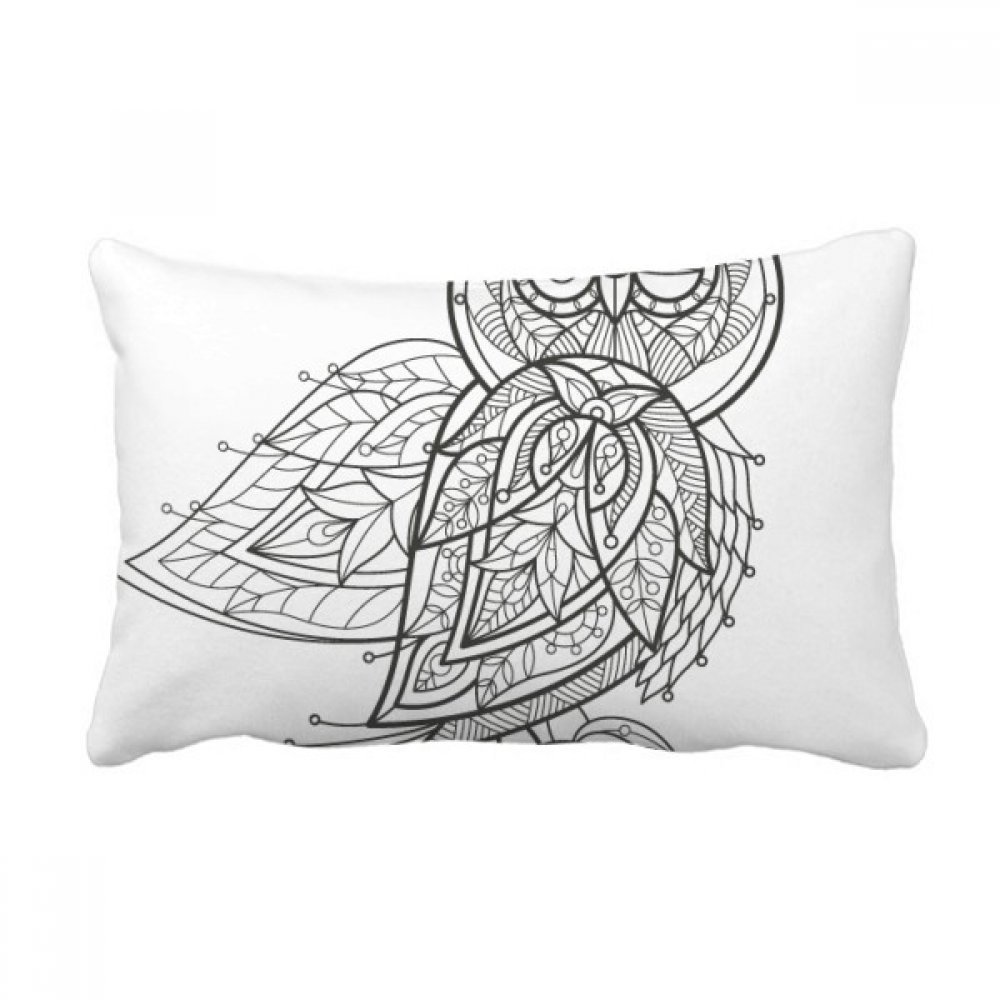 Oreiller décoratif oiseau en vol de 16x24 pouces idée cadeau maison