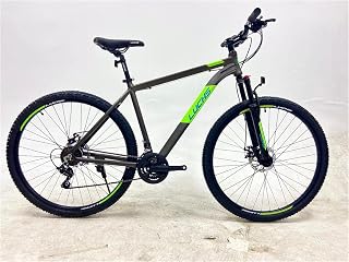 LUCHS Shimano Mountain Bike 29 Inch Hardtail Men or Boys MTB Mountain Bike Bicycle Aluminium Frame Bike / Disc Brakes / Lockout Suspension Fork / Shimano Gear / 4 Colours / 21 Speed Derailleur Gear