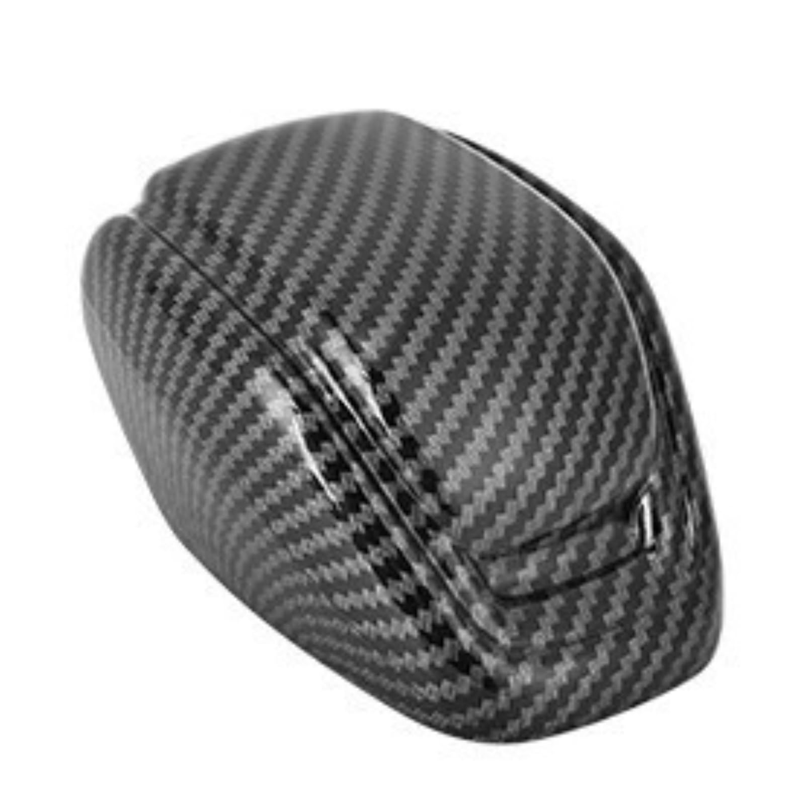 Xexjhqq Carbon Fiber Pattern Gear Stick Knob For Toyota For Harrier For Wildlander For Venza For Camry 2020-2024 Shift Knob Cover Gear Head Trim Interior Upgrade Accessories(Carbon Fiber Pattern)