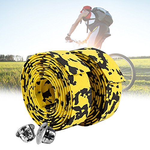 Alomejor 2 pezzi Nastro per Manubrio per Bici da