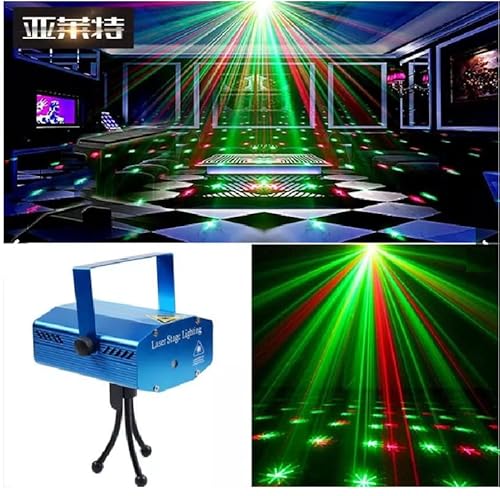 Mini Laser LED Projetor Raio Holográfico Tripé Bivolt