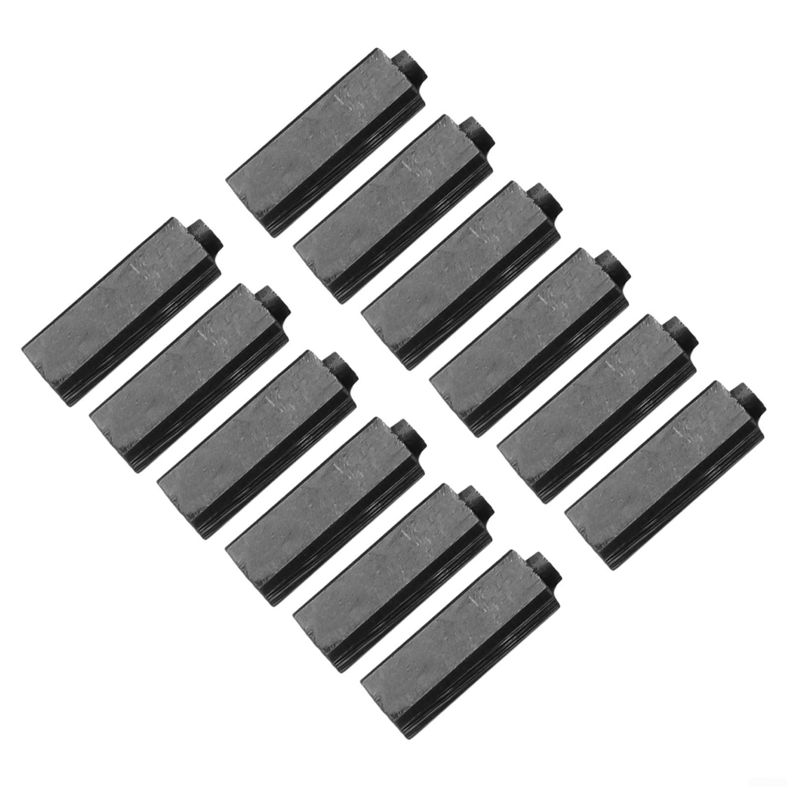 12pcs Spazzole di Carbonio per Asciugacapelli Elettrico Ancoraggio Motore 4x5 5x17mm Compatibile Set di Ricambio