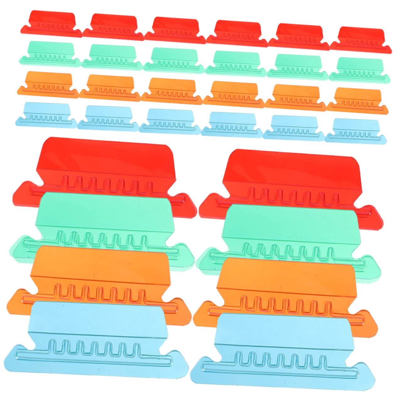 NUOBESTY 160pezzi Linguette Colorate Per Cartelle Appese Con Inserti Per Ufficio e Scuola Etichette Per Classificazione Documenti Facili Da Utilizzare Per Archiviazione e Organizzazione