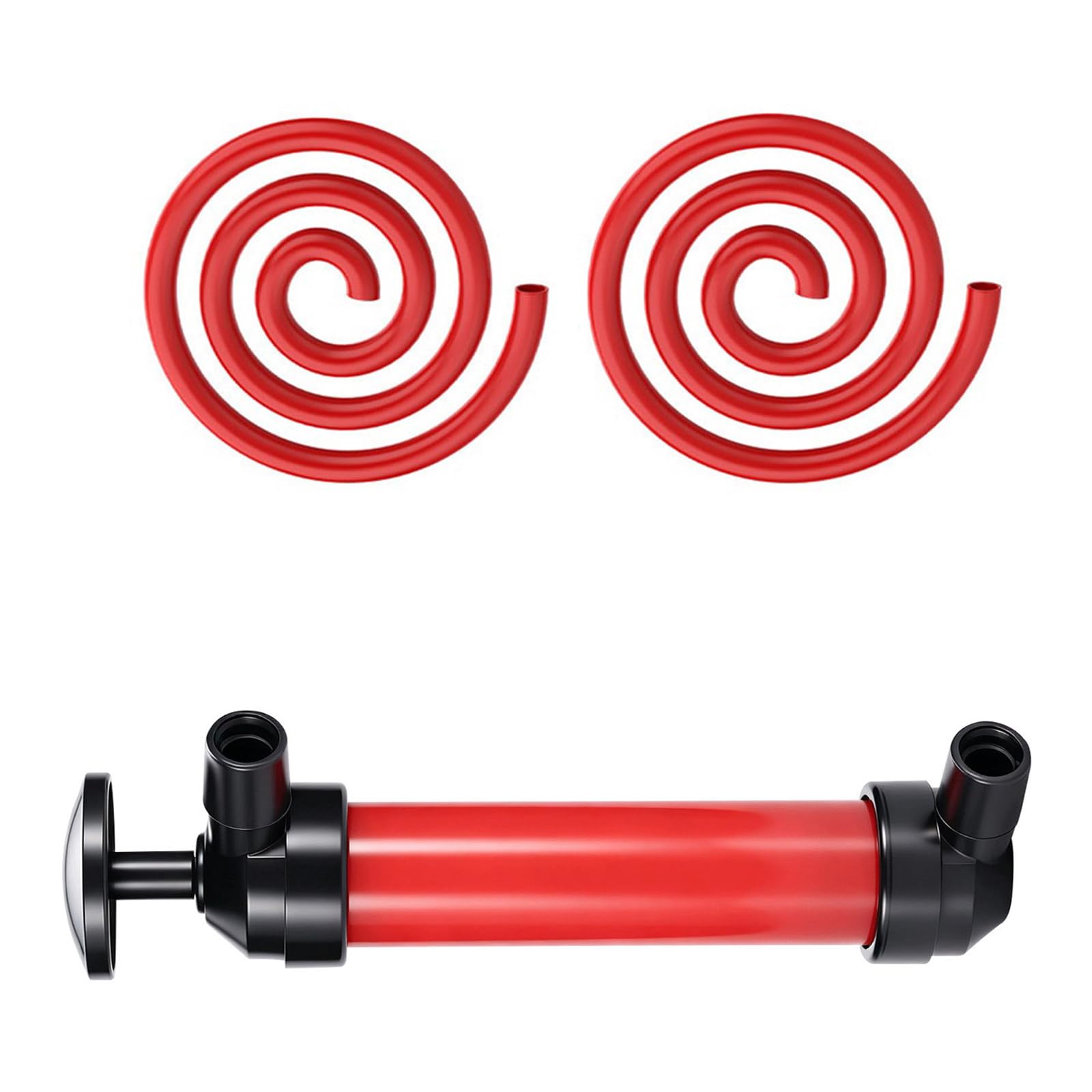 Hsioluted Manual Fluid Extractors Pumps For Car Oils Fish Tanks Water Oils Transfer With Pvc Hose 230Mm Fluid Extractions Tool Hand Transfer Pumps