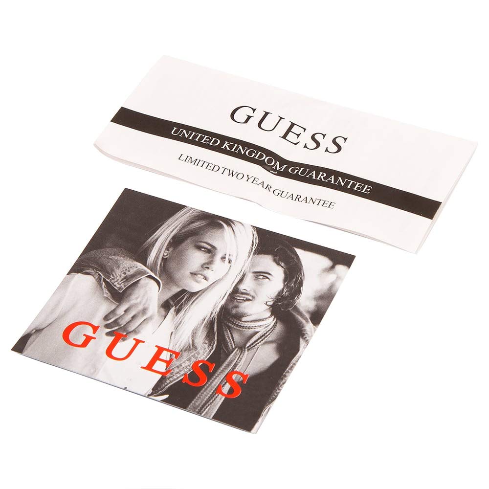Guess Damen Armbanduhr Ladies Sport mit silberfarbenem Edelstahlarmband, 5 Bar, Gehäusedurchmesser: 40 mm, W1156L1