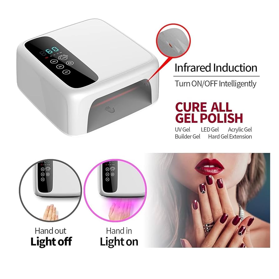 Amazon.co.jp: LED UV ネイルランプワイヤレス Led ネイルランプ