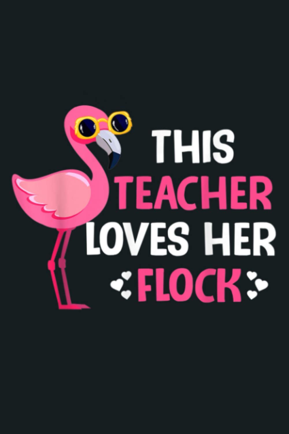Flamingo Teacher Women This Teacher Loves Her Flock: Notebook Planner - 6x9 inch Daily Planner Journal, To Do List Notebook, Daily Organizer, 114 Pages