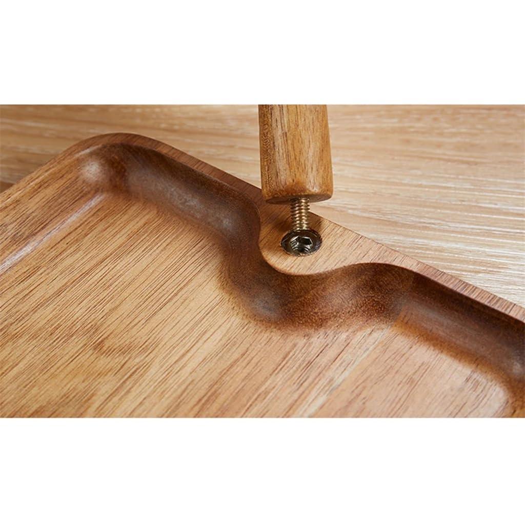 FMURY - Bandeja de almacenamiento de madera para teléfono, llaves, joyas, organizador de escritorio, decoración del hogar, mesa, entrada, contenedor de almacenamiento