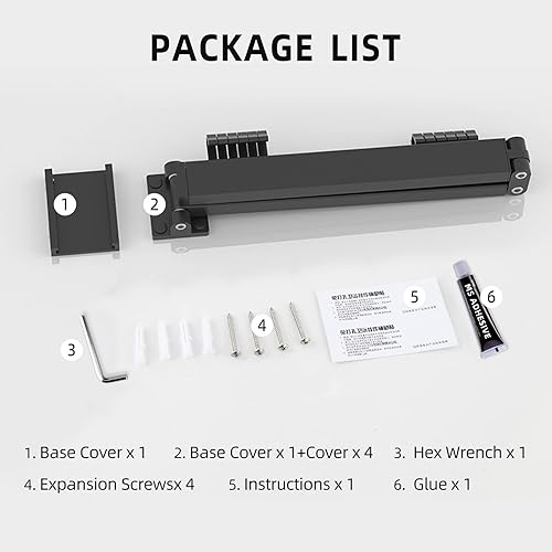 Miniatura 7 de Estante de secado de ropa retráctil, 2 pliegues, color negro, ahorrador de espacio, perchero plegable duradero de alta calidad, para lavandería,