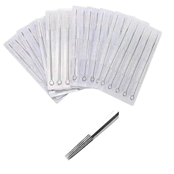 Tattoo Needles,New Star Tattoo 50pcs/box 11RL Round Liner 11RL Tattoo Needles 11 Round Liner #12 Standard Disposable & Sterilized Tattoo Lining Needles