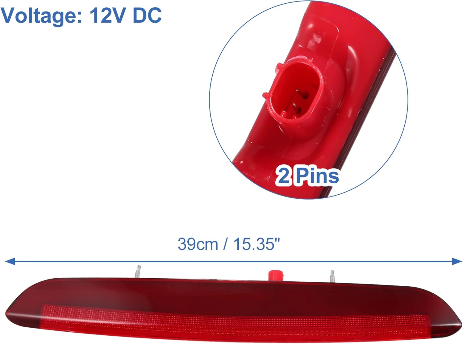 X AUTOHAUX High Level Third Rear Brake Stop Light 68247167AA for Jeep Renegade