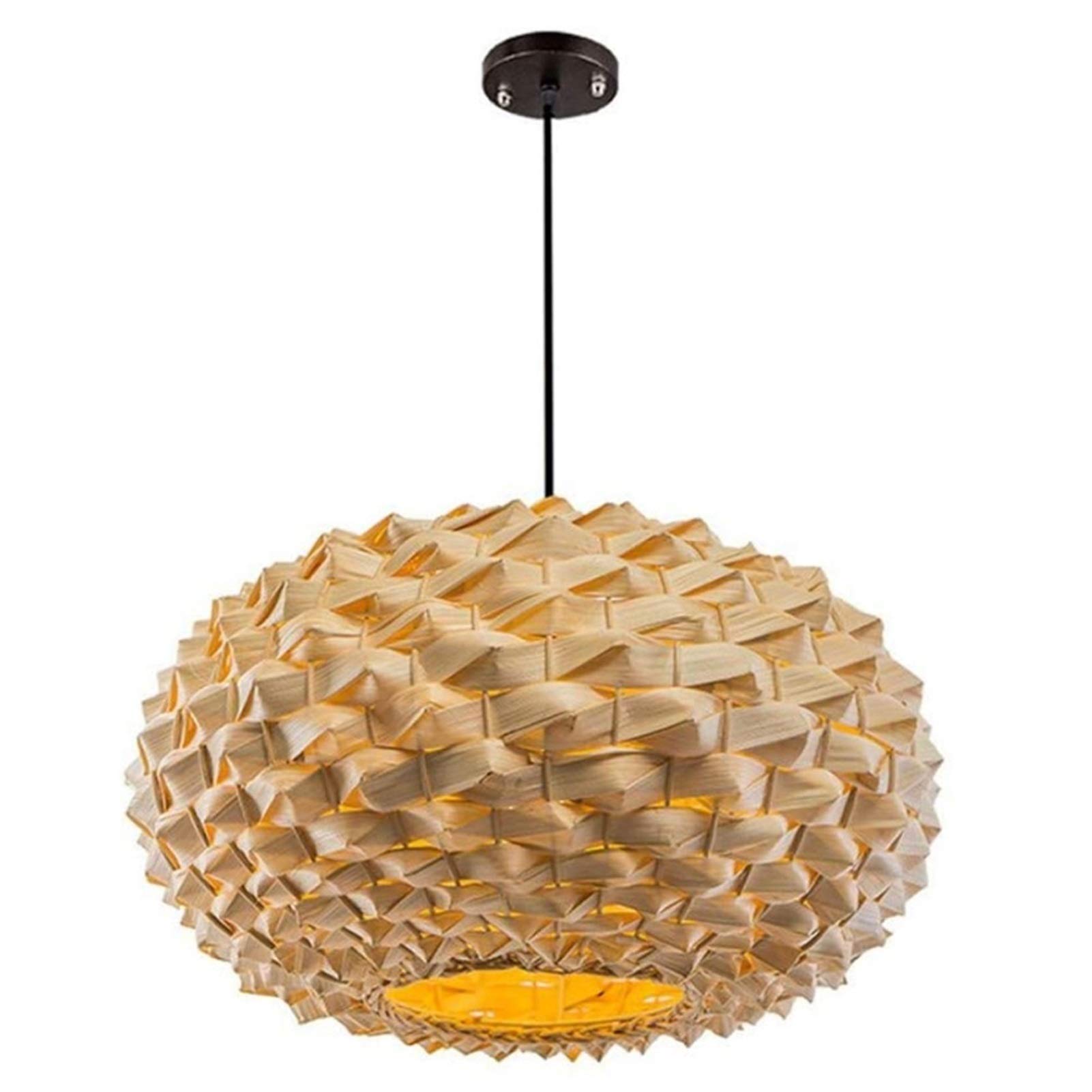 Lustre bambou rétro pour corriger un éclairage froid - 7