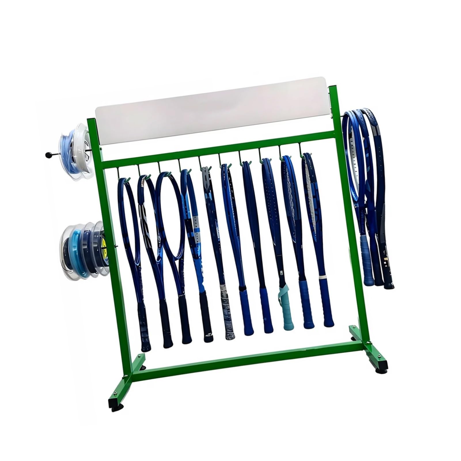 Soporte para raqueta de tenis de gran capacidad para 10 raquetas en gimnasio