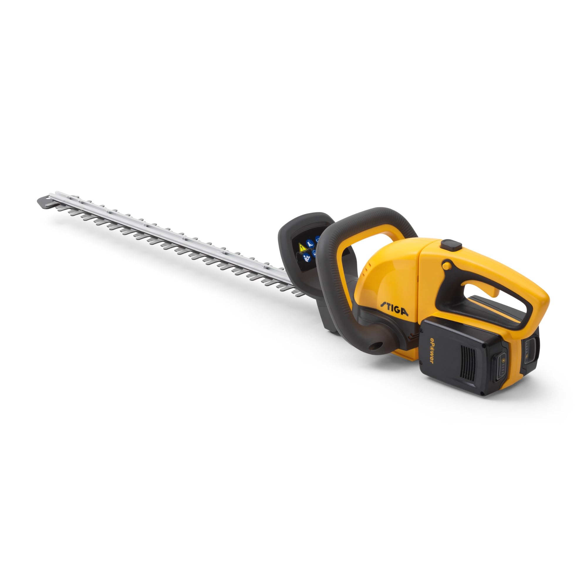 STIGA HT 300e Kit Cordless Hedge Trimmer, 54 cm Blade, 2 x 20V ePower Batteries, Adjustable and Rotating Handle, Up to 1 Hour Runtime, Accurate and Silent Cutting, Batteries Included