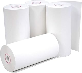 Thermal Paper (110mm x 20M, 4 Rolls) - Premium Quality Thermal Printer Paper Roll - Receipt Paper Rolls for Thermal Printer Accessories - Cash Register Paper for BioDoc-It & DigiDoc-It Systems
