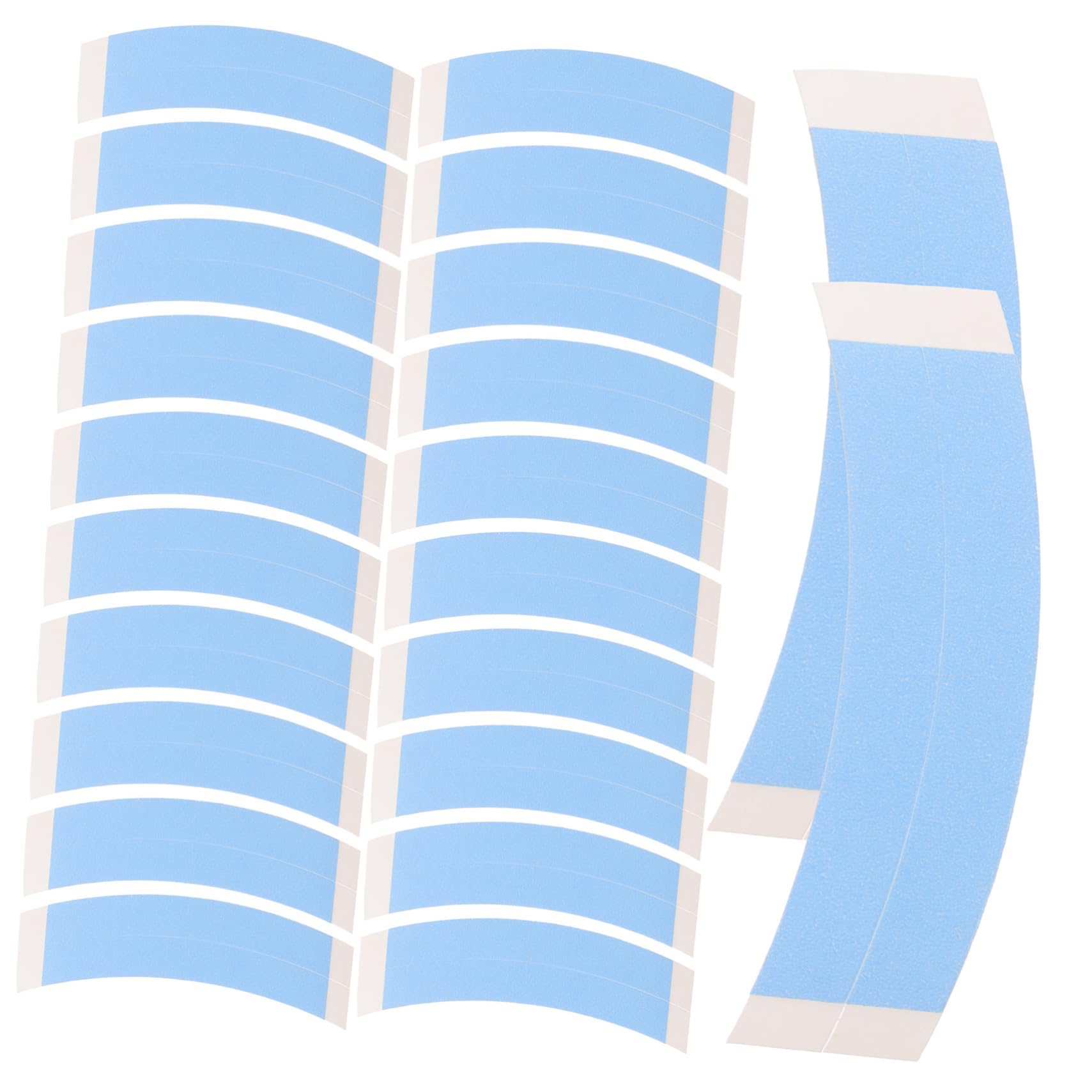 Beavorty Peluca Cinta De Doble Cara Cinta De Encaje Cinta De Tupé De Encaje Pelucas De Encaje Tiras De Cinta Almohadillas Adhesivas Redondas Blue Pegamento 36 Piezas X 4