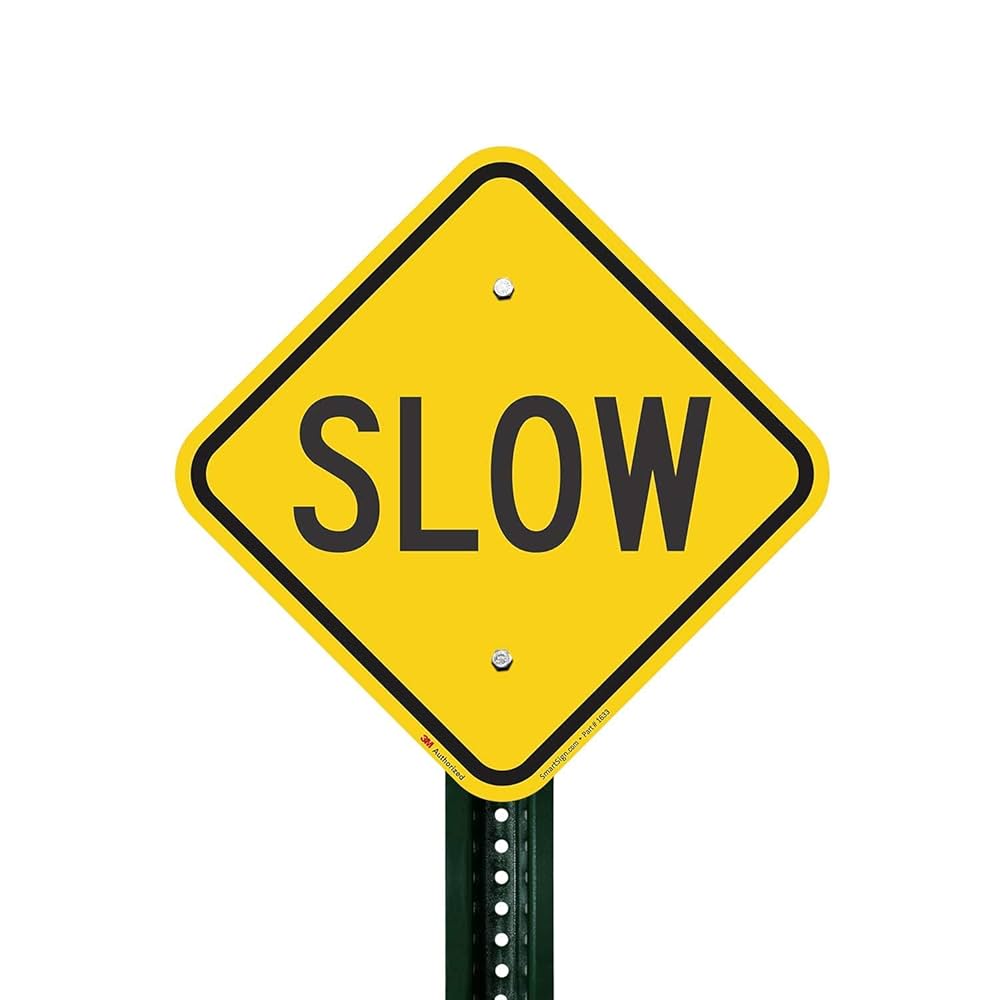 slow ロードサイン Amazon.co.jp: Slow Sign , 12 