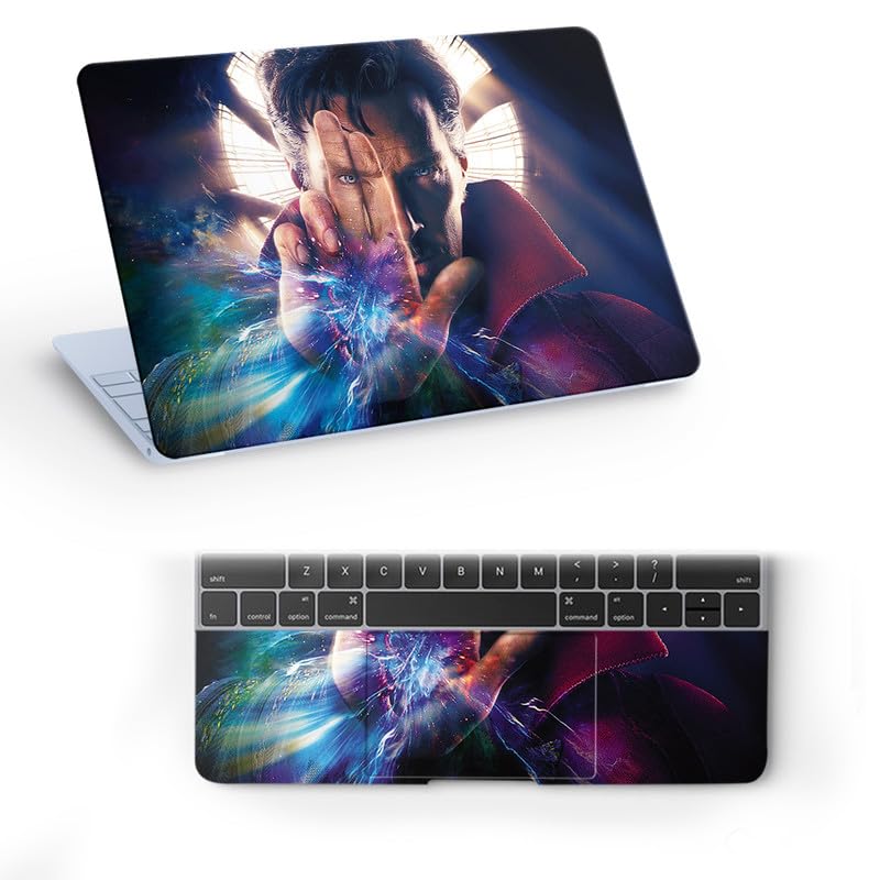 Image of DR. Strange Full Vinyl Laptop Skin /Sticker /Cover for 17 to 17.3 Inches Laptops Laminated-Removable-HD Quality Compatible for Hp-Dell-Sony-Lenovo-Asus etc.(16.5x11 Inches)