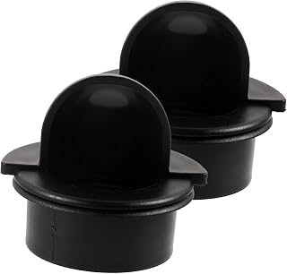 2pcs Plastic Foosball Table Storage Holder for Balls, ABS Black