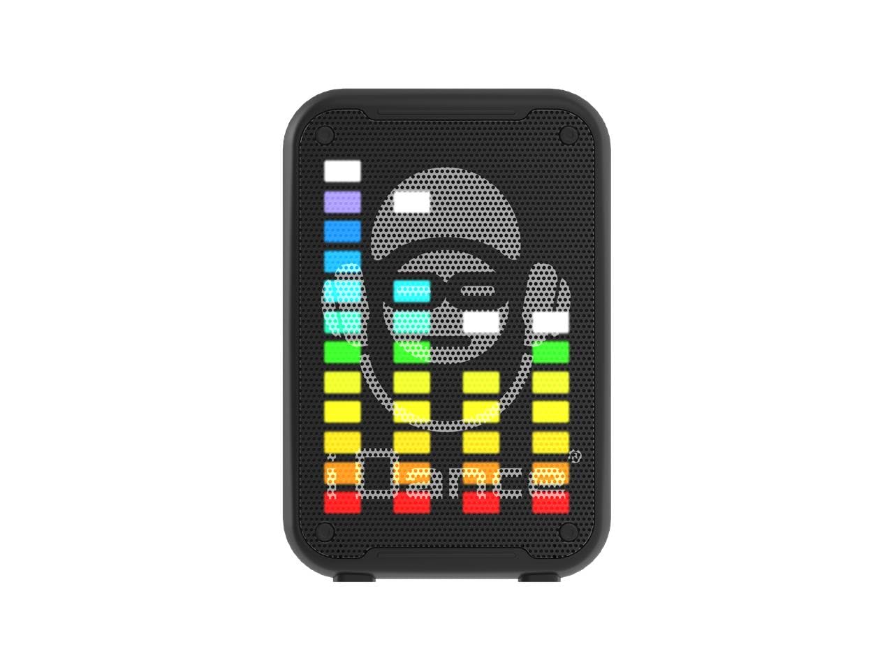 Karaoke con 2 microfoni senza fili - Altoparlante Bluetooth portatile - Dimensioni 35 cm - Batteria ricaricabile di lunga durata - con luci LED per discoteca - per feste - Connessione Internet senza