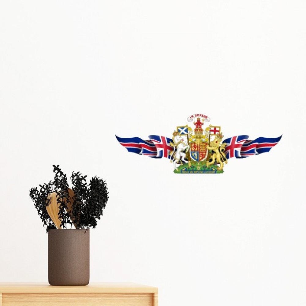 Sticker mural Royaume-Uni amovible 60cm grand format drapeau britannique pour décoration salon chambre