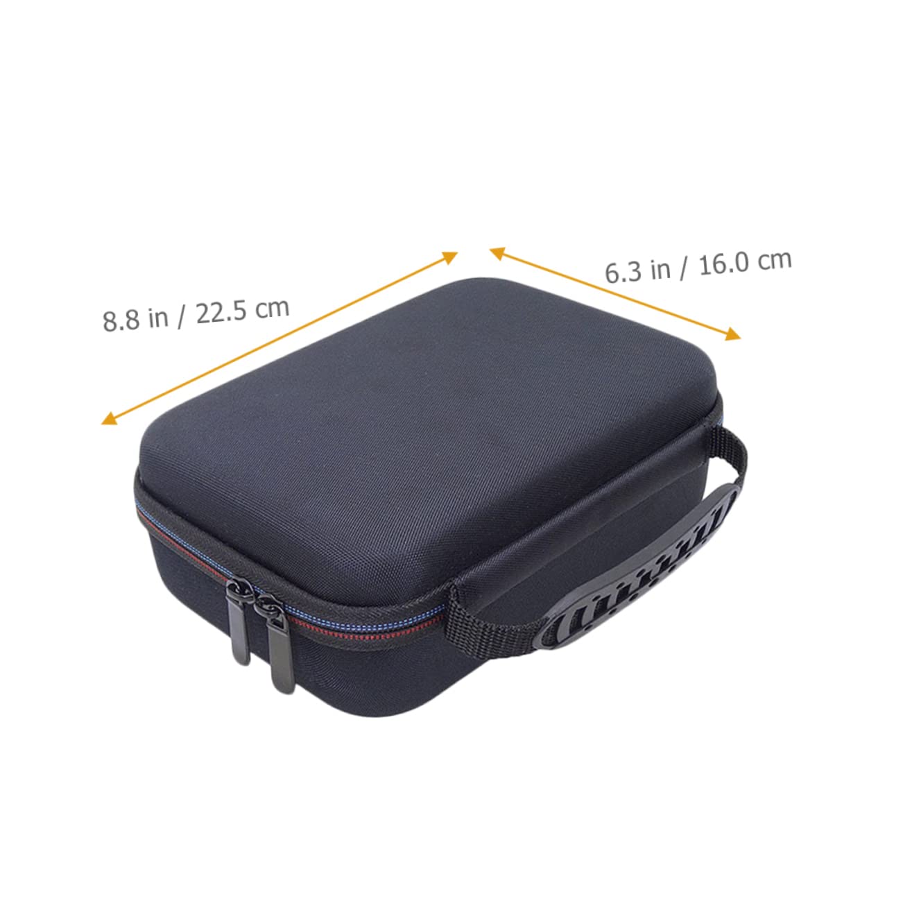 Custodia in Eva Resistente ai Graffi Porta Rasoio da Viaggio Organizer Nero Compatta e Facile da Trasportare per Accessori da Barba e Rasoio Elettrico