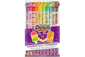 Scented Coloring Pencils for Kids & Adults, [10-Pack] - Gourmet Gel Crayons...
