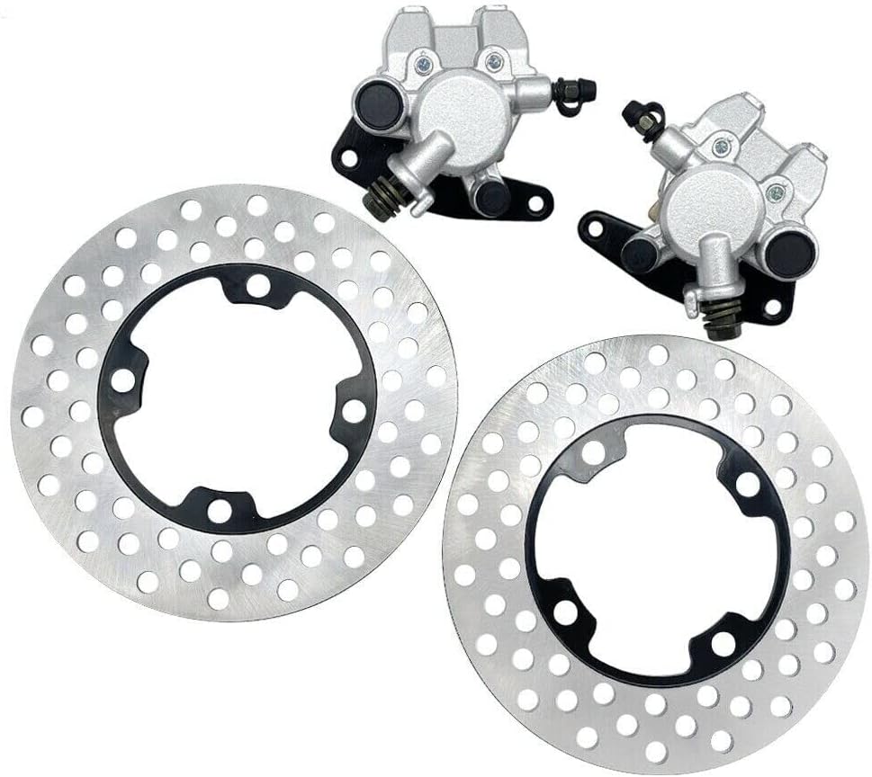 Front Left Right Brake Caliper W/Pad For Yamaha Grizzly 350 YFM350 2X4 4X4 07-14 - Foto 2