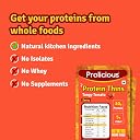 Prolicious Tangy Tomato High Protein Chips | No Palm Oil | Crispy & Nutritious Snack Chips (50g, Pack of 1) gallery image