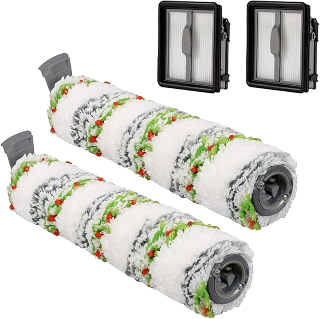 Home Times Wałek szczotkowy do odkurzacza Bissell CrossWave X7 Pet Pro 2955N, 3479N Multi-Surface All in One i odkurzacza i filtra (zielone zwierzę domowe)