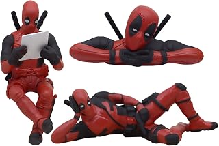 3pcs Deadpool ornaments, action figures, superhero action figures, Deadpool car ornaments PVC character merchandise, adult and kids collectibles