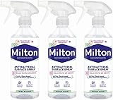 MiltonBaby Antibacterial Surface Spray, Sterilising Antiseptic Cleaner, 500ml (Pack of 3)