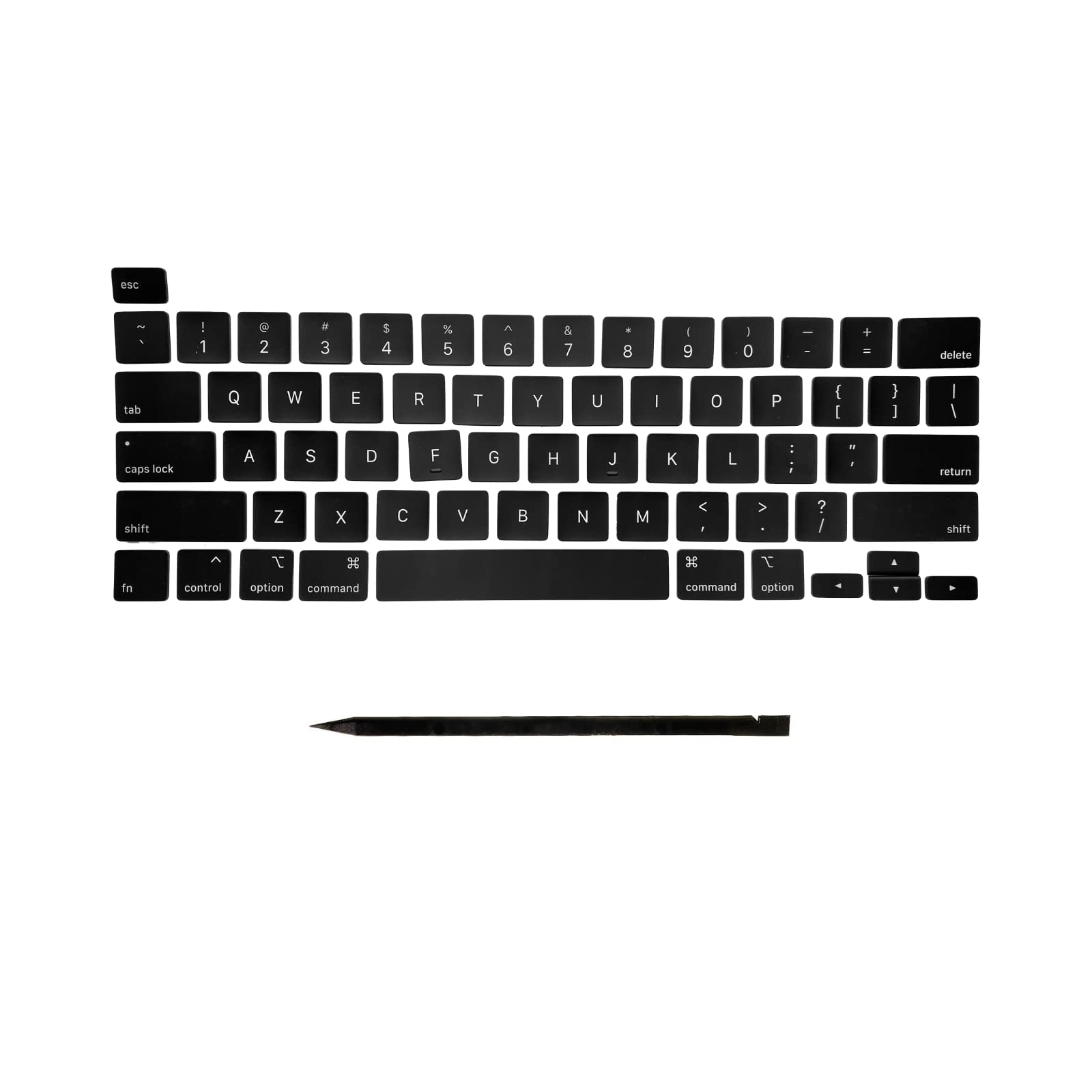 Generisch Zamienne przyciski do MacBook Pro 13" 16" (2019-2020) A2141 A2251 A2289 US układ QWERTY