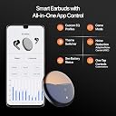 Fire-Boltt Aero TWS Earbuds Custom EQ, Wireless Bluetooth 5.4, Music & App Support, 50H Playtime, Fast Charging Case, 50ms Low Latency for Gaming, Touch Controls, IPX4 Waterproof, Clear Calls - E Blue gallery image