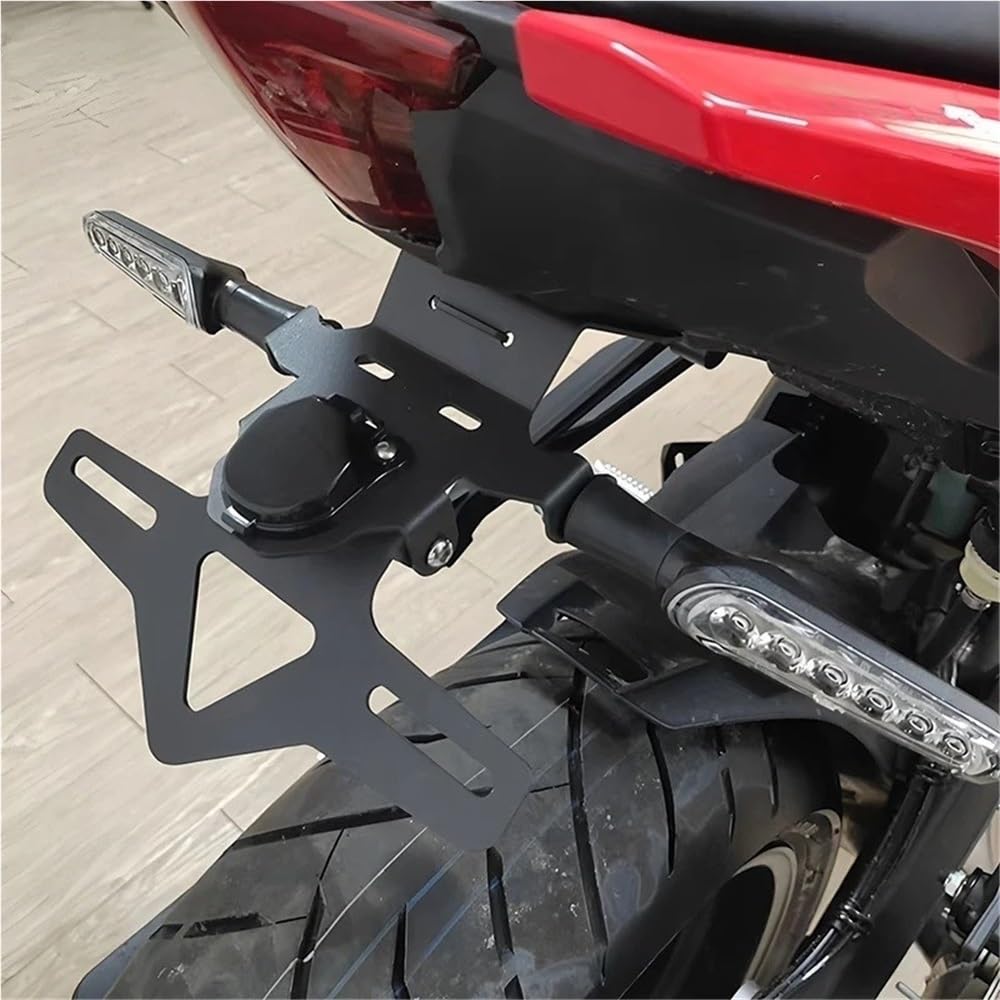 Portatarga Telaio della targa accorciato per moto dopo la pulizia coda Accessori per SRK600rr SRK800rr