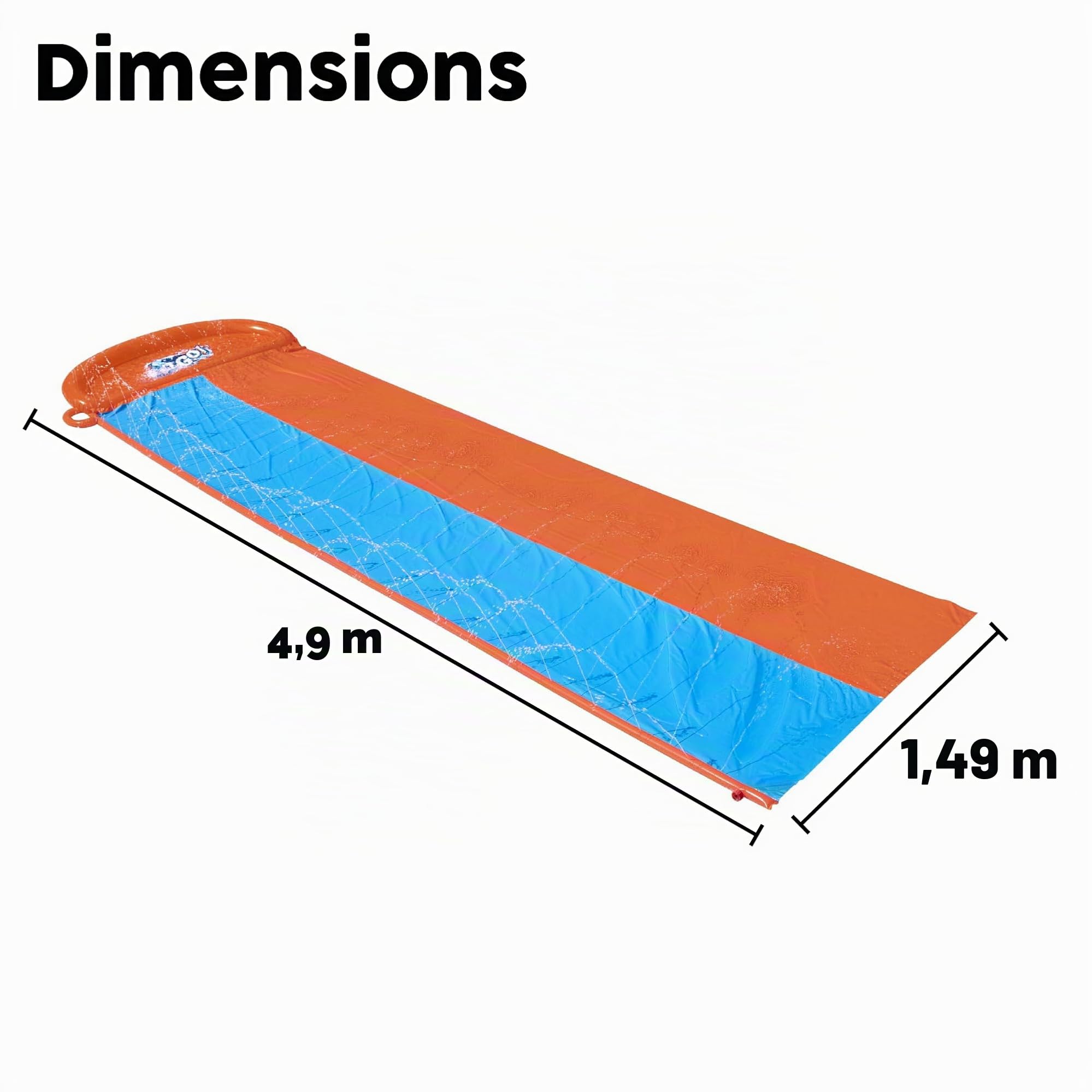 Bestway Tapis Glissant 3 Pistes Longueur 4.88m