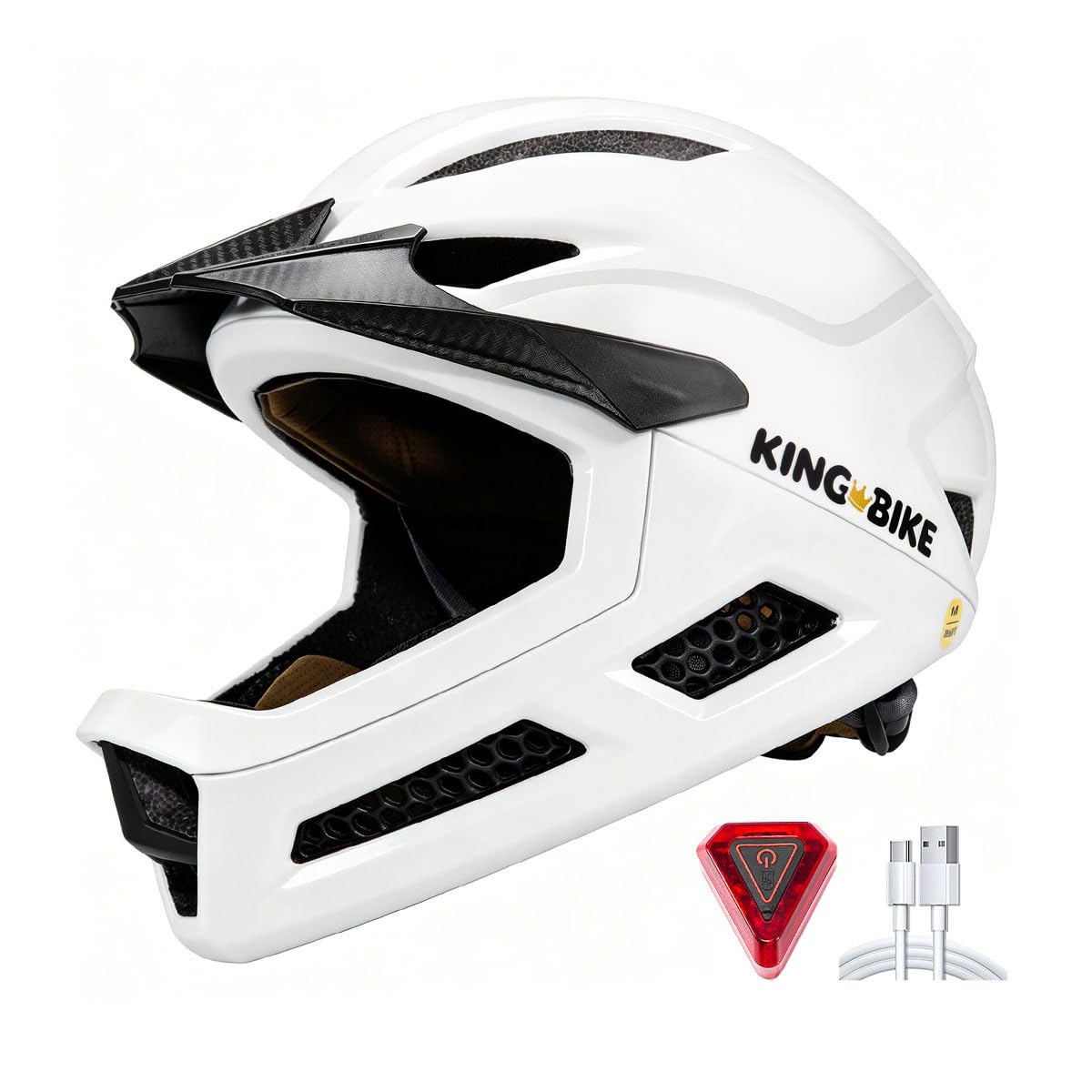 Casco da bicicletta per bambini a partire da 3-5-8 anni, protezione integrale per bicicletta, scooter e sport, per ragazzi e ragazze